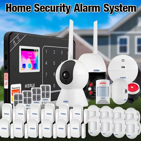 433MHZ Home Security Alarm W181 WiFi GSM Alarm System Kit Tuya Smart Home Burgla