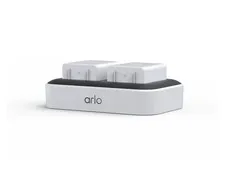 Arlo Dual Charging Station Compatible with Ultra/Ultra 2/Pro 3/Pro 4 White