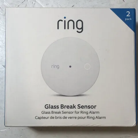 RING Glass Break Sensor Z Wave Plus LR (2-Pack) 4AG1S1-0EN0