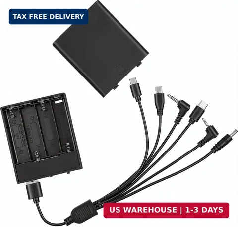 Safe Emergency External Power Supply Box with 6 Connector, External Battery Pack