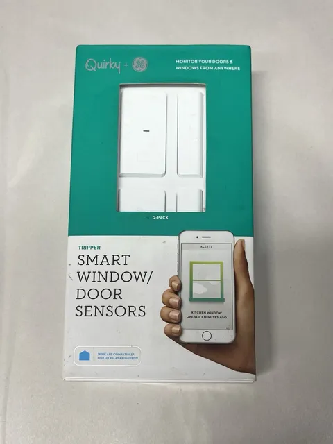 NEW - Wink Quirky + GE Tripper Smart Window/Door Sensors (2 Pack)