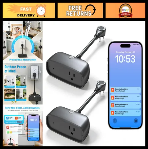 WiFi Power Failure Alarm - Smart Power Outage Alert with App Notifications