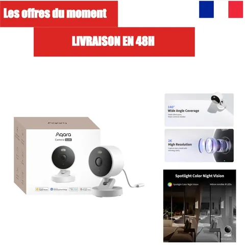 Aqara G100 2K Security Camera Wi-Fi Indoor Outdoor HomeKit White