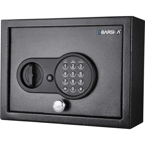 BARSKA AX12622 Safe,Steel,0.15 cu ft 53JF18
