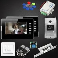 7inch Video Door Entry Phone Call System with IR Night Vision for Home Security