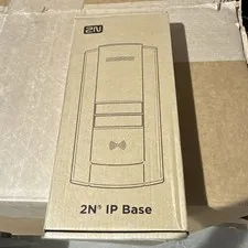 2N IP Base IP Intercom Main Unit with Camera Black Frame 9156111CB