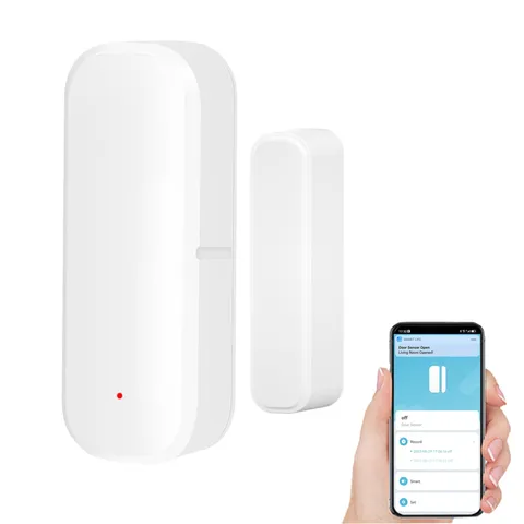 Smart WiFi Door Sensor: Wireless Window Sensor with App Notification Alert, T...
