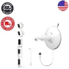 Durable Hardwired Power Adapter for Ring Cameras - Indoor/Outdoor Use, White