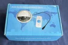 FORTREZ ** SIREN / STROBE ALARM, WIRELESS Z-WAVE ** SSA1