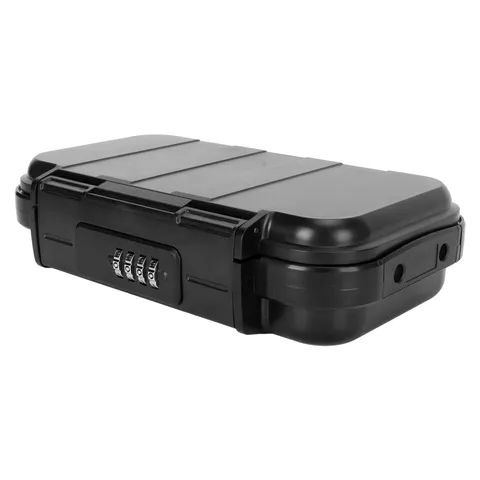 Portable Security Case Lock Box Safe Mini Travel Safe 4 Digit Password Comb MEKF