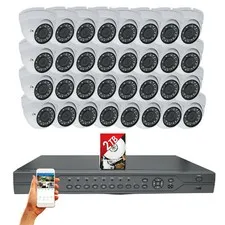 Evertech 32 Channel Complete CCTV Security Camera System 1080p Outdoor 2TB