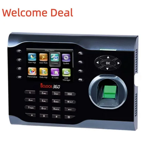 ZK Software Iclock360 TCP/IP Biometric Fingerprint Employee Time Attendance
