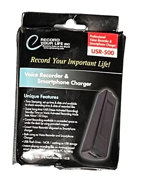 Voice Activated Recorder - 150-Day Battery, Magnetic