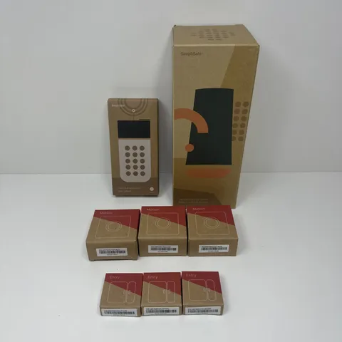 SimpliSafe Alarm Bundle BS3W Base, KP3W Keypad 3 Motions, and 3 Door Window