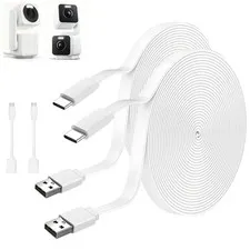 25FT USB C Extension Cable for CCTV Camera,WYZE Duo Cam Pan Indoor/Outdoor,WY...