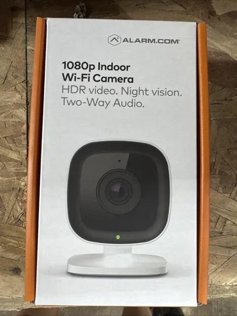 Alarm.com Indoor Wi-Fi camera, Intelligent analytics, Two-Way Audio, HDR video A
