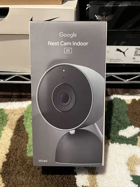 Google Nest Cam 2K Indoor Wired 3rd Gen Security Camera Hazel GA09975-US NEW 🖤
