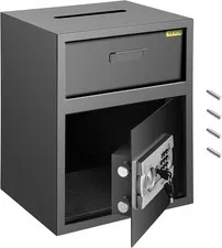 1.7 Cu Ft Digital Depository Safe Carbon Steel Electronic Lock Deposit Box