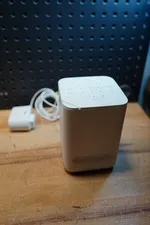 (D) Blue by ADT Smart Home Hub S40LR1-01 White with Power Adapter