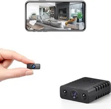 New Mini WiFi Security Camera, Black, 1080P HD Indoor Surveillance Camera wit...