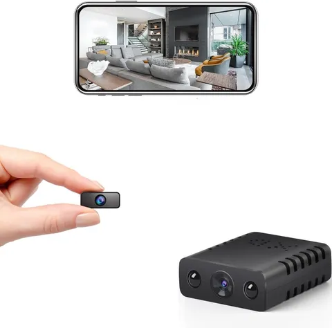 New Mini WiFi Security Camera, Black, 1080P HD Indoor Surveillance Camera wit...