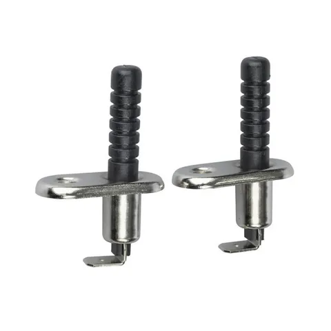Door Switch with Metal Fascia 8mm 2pk Attractive Inset Pin Premium Quality