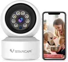 Indoor Security Camera, Wireless Cameras for Home Security with Color Night Visi