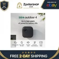 Blink Outdoor 4 Wireless Security Camera System 2-Pack 1080p HD
