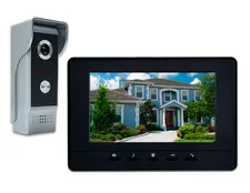 Videoportero con Cable 7" HD, Intercomunicador y Visión Nocturna IP65, Nuevo