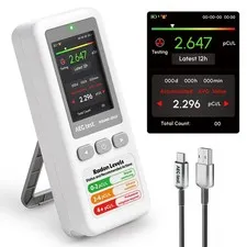 Aegtest Hound-1011S Portable Radon Detector High-Accuracy Sensor For Home