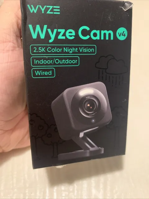 Wyze Cam v4, 2.5K WiFi Security Camera, Indoor/Outdoor Cameras for Home Security