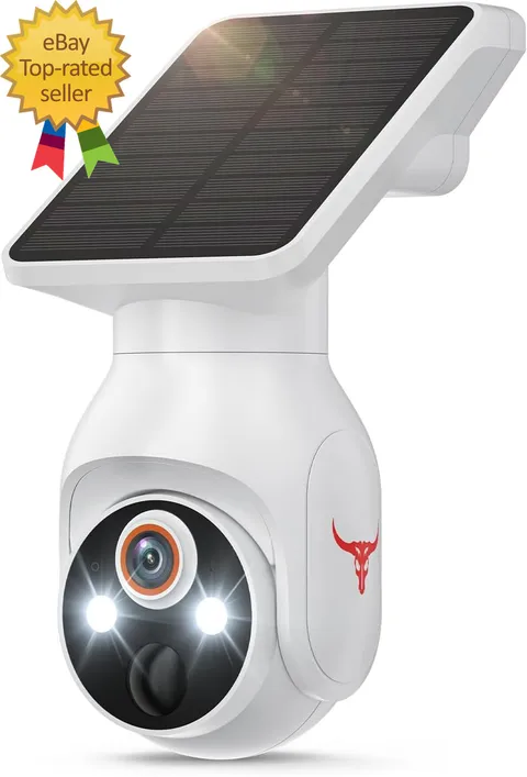 1080P Security Camera Wireless with Solar Panel AI Human Detection 2-Way Audio