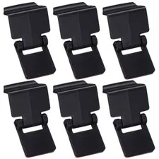 6PCS Black Fish Tank Clips Terrarium Clips Non- Locking Screen Clip