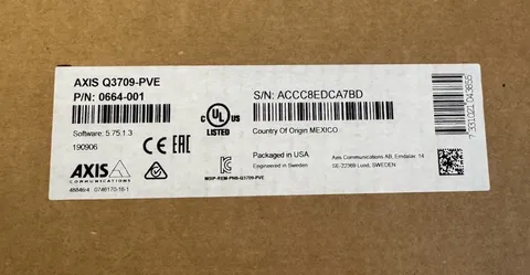 Axis Q3709-PVE Panoramic - Outdoor Camera (Open Box)