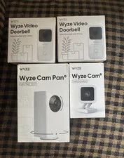 WYZE Wired Video Doorbell w/ Chime + 4 Cameras, Indoor/Outdoor, Color Night