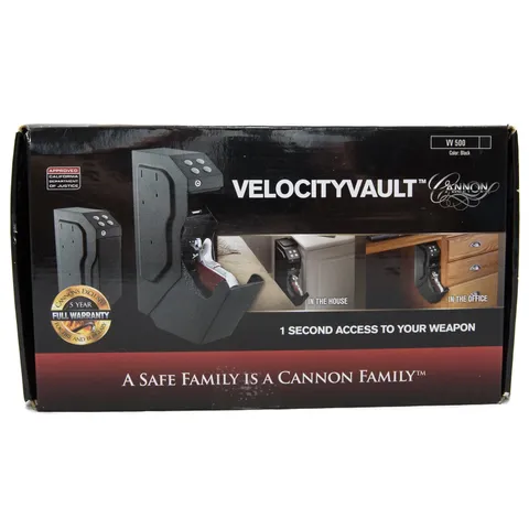 Open Box The Velocity Vault by Cannon VV500 Quick Access Drop Down Hand Gun Safe
