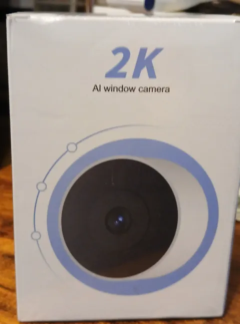 ZKCAI WINDOW CAMERA 2K 2.4G WIFI INDOOR CAMERAS T-CP11W1 -W42V NIB