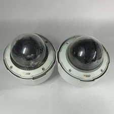 LOT OF 2x Broken AXIS 60Hz 1080p PTZ Outdoor Network Dome Camera Q6044-E