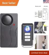 High Sensitivity 110dB Wireless Security Alarm for Home and Vehicle Protection