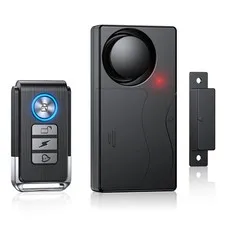Door Alarm with Remote, Door Chimes When Door Opens, 110dB Window Alarms for ...
