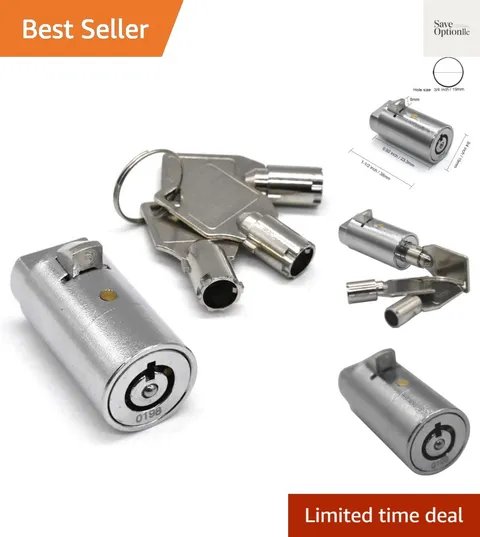 Vending Machine Lock Keyed Alike for Coke, Snack, and Soda Machines - 3Pcs Ke...