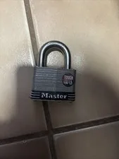 NEW 2 Master Lock Stainless Steel 51 Mm (2 in) Padlock with Key Shackle