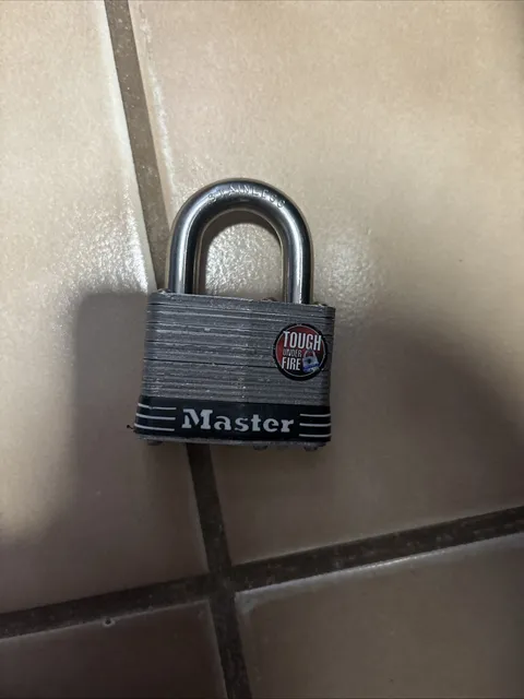NEW 2 Master Lock Stainless Steel 51 Mm (2 in) Padlock with Key Shackle