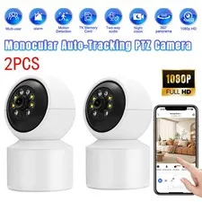 2 Pack Wireless 5G WiFi 1080P Security Camera System Smart Outdoor Night Vision