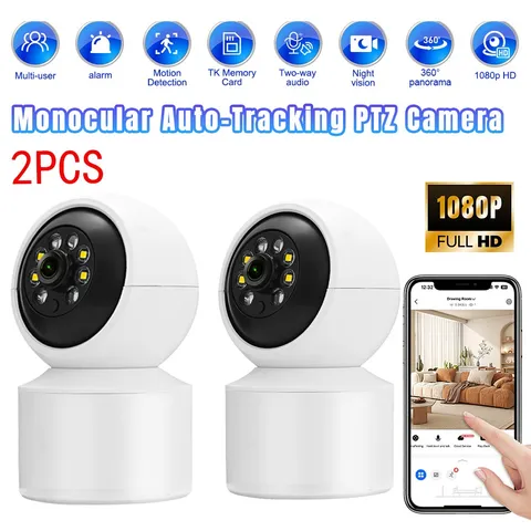 2 Pack Wireless 5G WiFi 1080P Security Camera System Smart Outdoor Night Vision