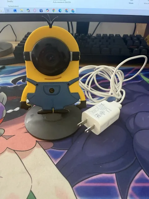 Despicable Me Minion Made Stuart Cam HD WiFi Monitoring Camera New