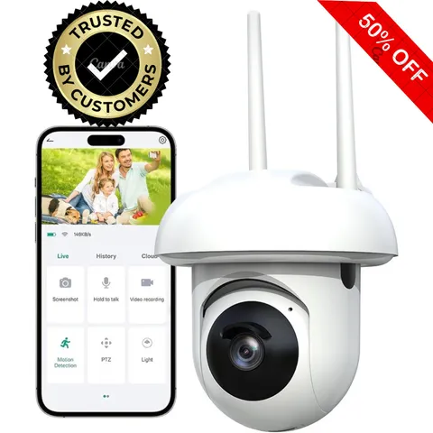 4MP Cellular Camera 4G vSIM Color Night Vision Human Detection 10x Digital Zoom 