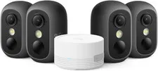 Security cam C35 4-Cam Kit, Wireless Security Indoor/Outdoor Camera, Magnetic Mo