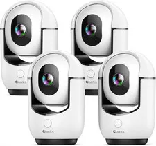 2K Pan/Tilt Security Camera, Wifi Indoor Cameras for Home Security with AI Motio