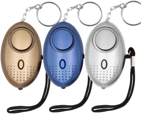 Alarma Personal 145dB 3 Pack Llavero de Seguridad con Luz LED Alarma Seguridad